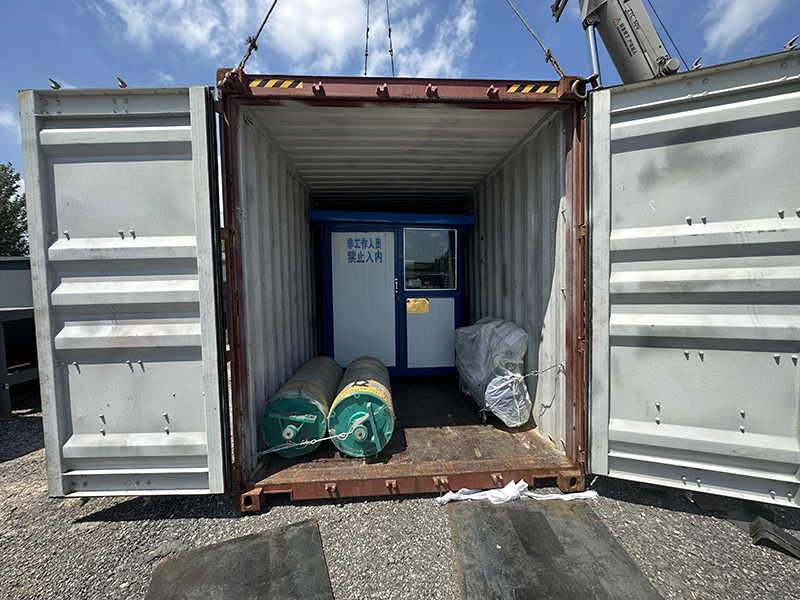 WDJ500穩(wěn)定土拌合站出口埃塞爾比亞