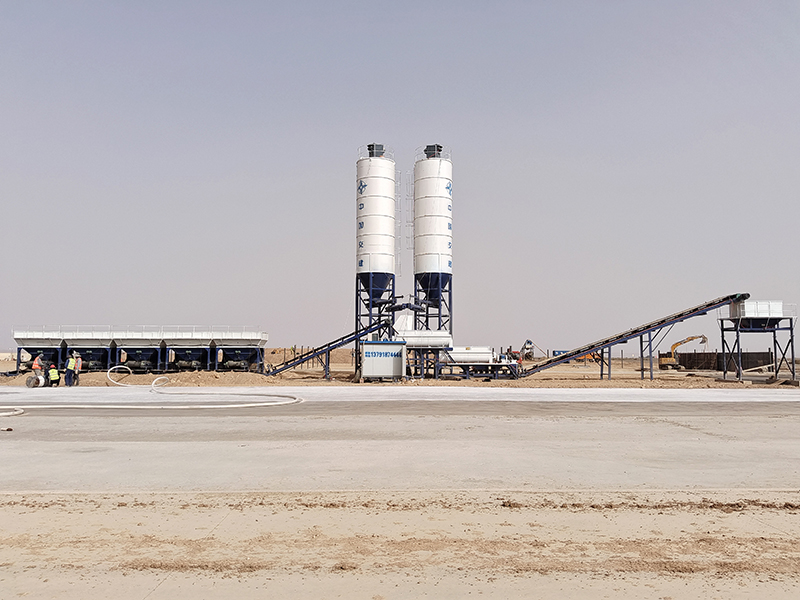 WDJ800型疊加式二次攪拌水穩(wěn)拌合站立式水泥倉(cāng)