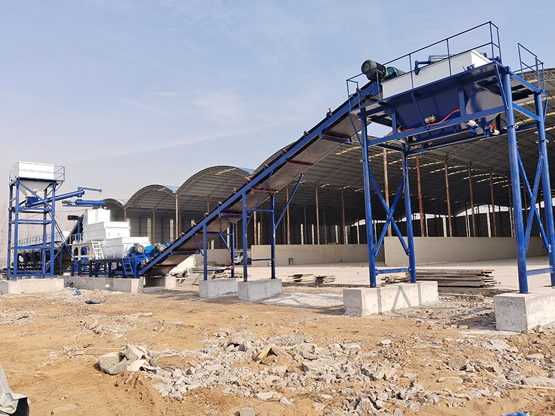 WDJ800型穩(wěn)定土拌和站水泥二次計(jì)量過渡倉