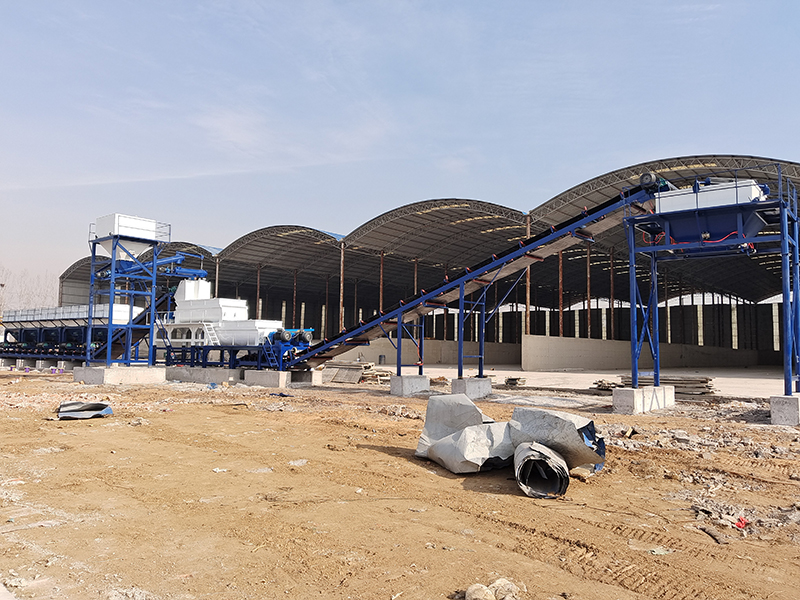 WDJ800型穩(wěn)定土拌合站水泥二次計(jì)量過(guò)渡倉(cāng)