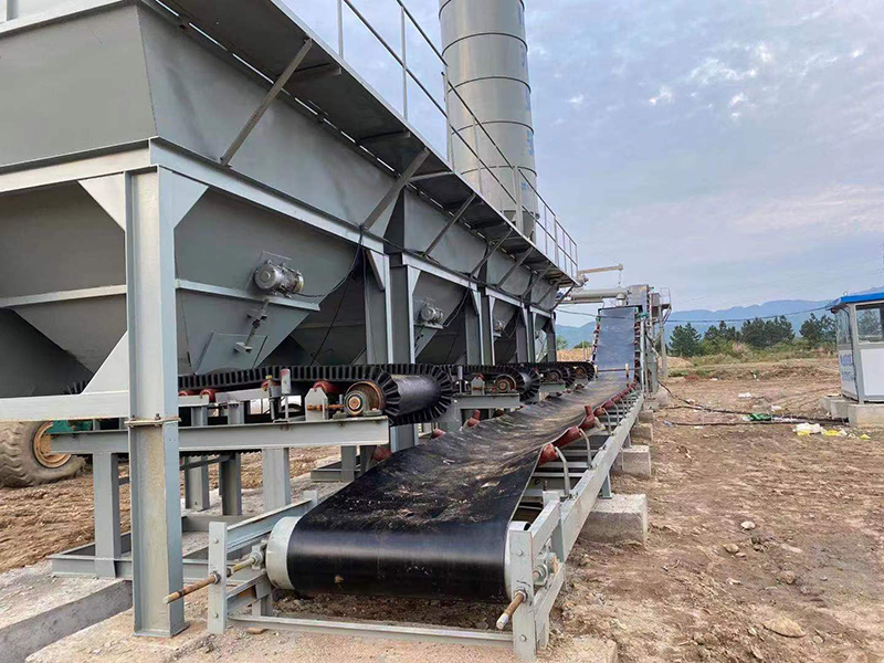 WDJ500型水穩(wěn)拌和站配立式倉